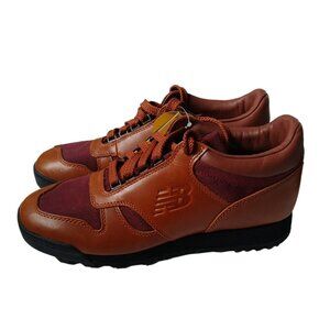New Balance Men's Shoes in Brown and Burgundy